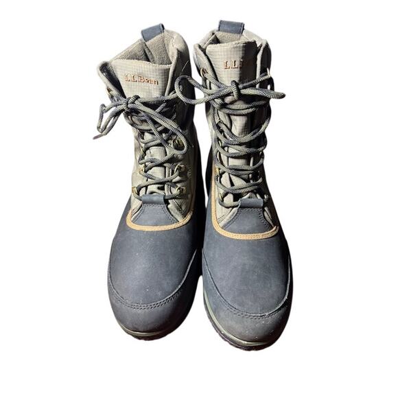 L. L. Bean Boots TEK 2.5 Waterproof green Primaloft Insulated Mens sz 10 - Picture 1 of 8